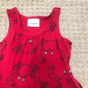 Hanna Andersson Red Crab Dress